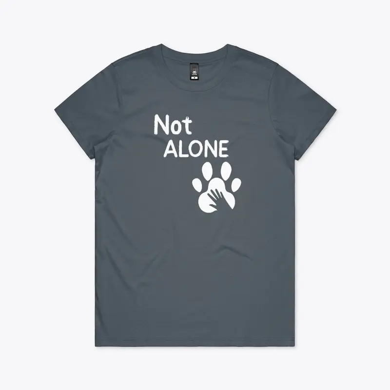 not alone dog women