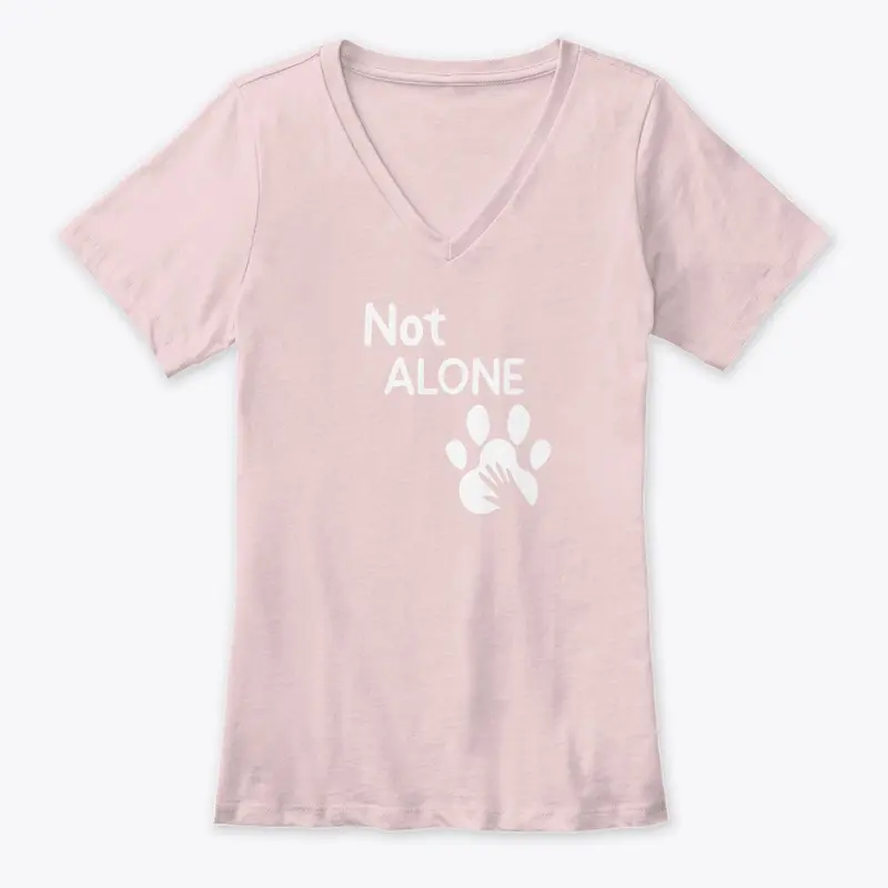 not alone dog women