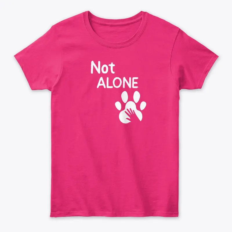 not alone dog women