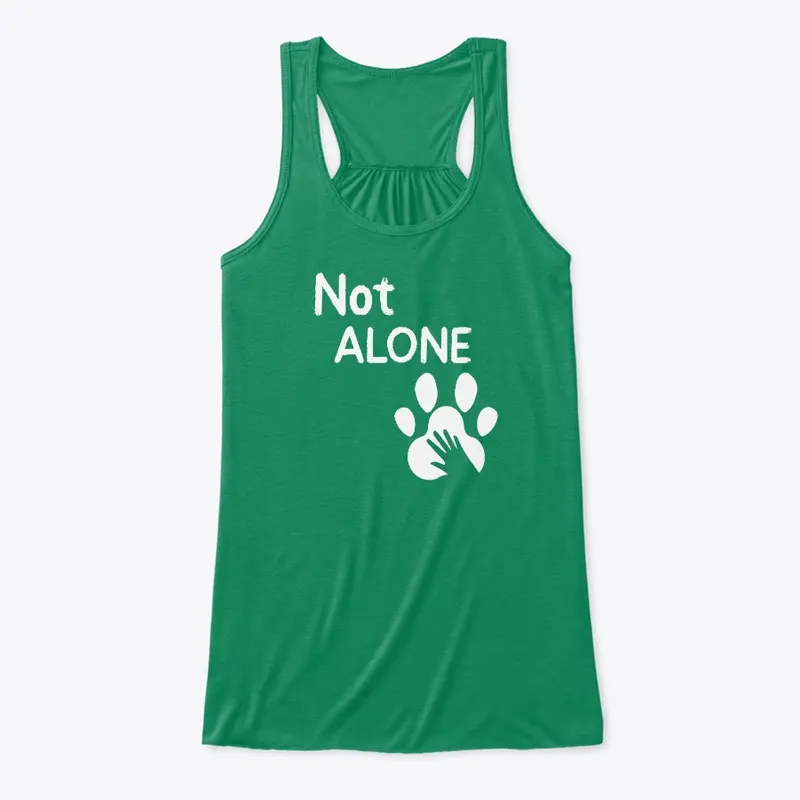 not alone dog women